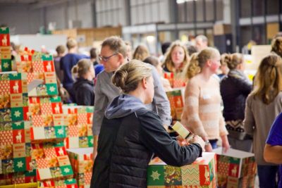Inpakavond Kerstpakkettenactie Zwolle 2015