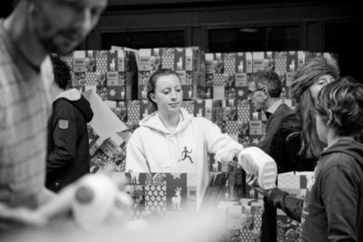 Inpakavond Kerstpakkettenactie Zwolle 2015